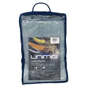 UNIMIG LEATHER WELDING BLANKET HEAT RESISTANT UMWD 2.2M X 2.2M 1