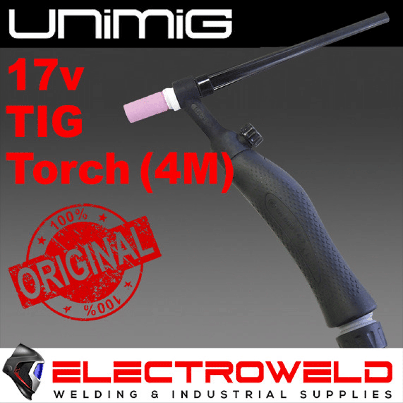 Unimig 17v Tig Welding Torch Gun Suits Viper 185 Razor 180 17v4mcp25 4 Metre