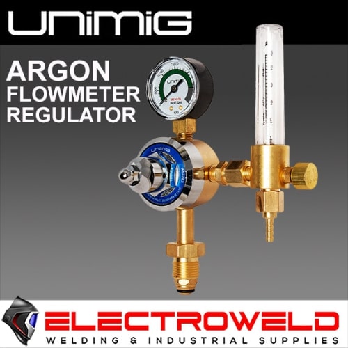 Unimig Argon Flowmeter Welding Gas Regulator Bobbin Flowreg