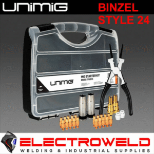 Unimig Binzel 24 Style Mig Torch Welding Consumable Starter Kit Umsk24