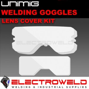 Unimig Inner & Outer Lens Cover Kit, For U21001k Goggles Mask Welding Pu21003