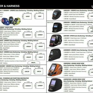 Unimig Outer Lenses 133mm X 114mm For Rwx8000 Rwx6000 P1004 Welding Helmet Umrbop 4