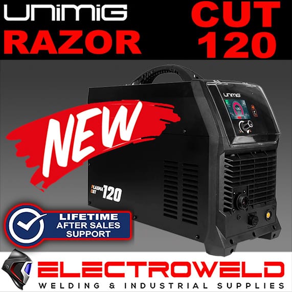 Unimig Razor Cut 120 Plasma Cutter Inverter Sc120 Torch Razorcut U14002k