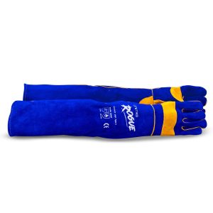 Unimig Rogue 680mm Long Welding Gloves Gauntlet Heavy Duty Leather 2