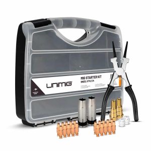 Unimig Sb24 Suregrip Mig Welding Torch Bundle gun Consumable Kit Spray Dip 10