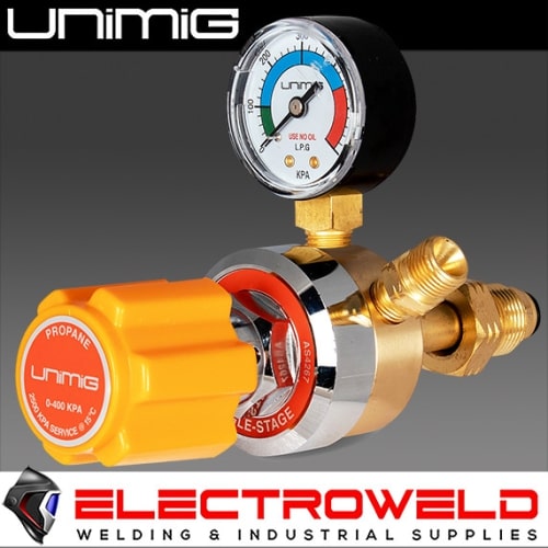 Unimig Single Gauge Lpg Propane Welding Gas Regulator Lpg reg