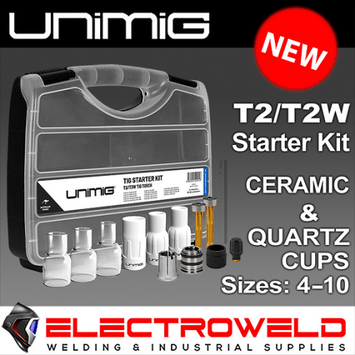 Unimig-T2-T3w-TIG-Torch-Starter-Kit-Welding-Gun-Consumables-Cap-Cups-Lens-U42005