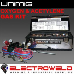 Unimig Uni flame Oxygen Acetylene Welding Set Oxy Acet Gas Cutting Kit Kkoxy1