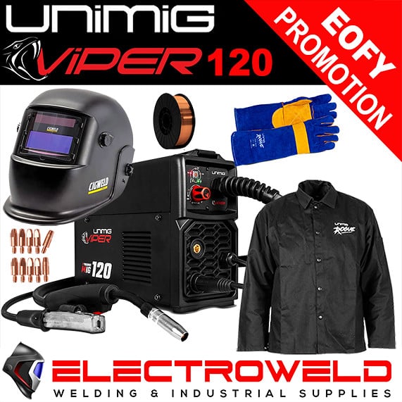 Unimig-Viper-120-Mig-Bundle-Welder-Helmet-Proban-Jacket-Gloves-Wire-10-X-Tips-Torch-3