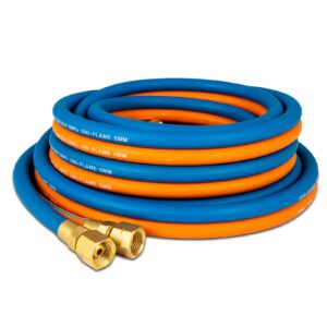 Unimig Welding Twin Gas Oxy Oxygen Lpg Hose Set 5 10 15m 2