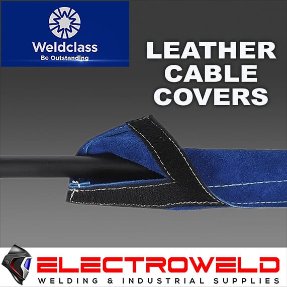 Weldclass Leather Cable Cover Suit Welder Wire Feeder Torch Welding