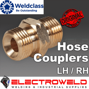 Weldclass Lh Hose Coupler For Acetylene LPG Gas Joiner Male 5 8