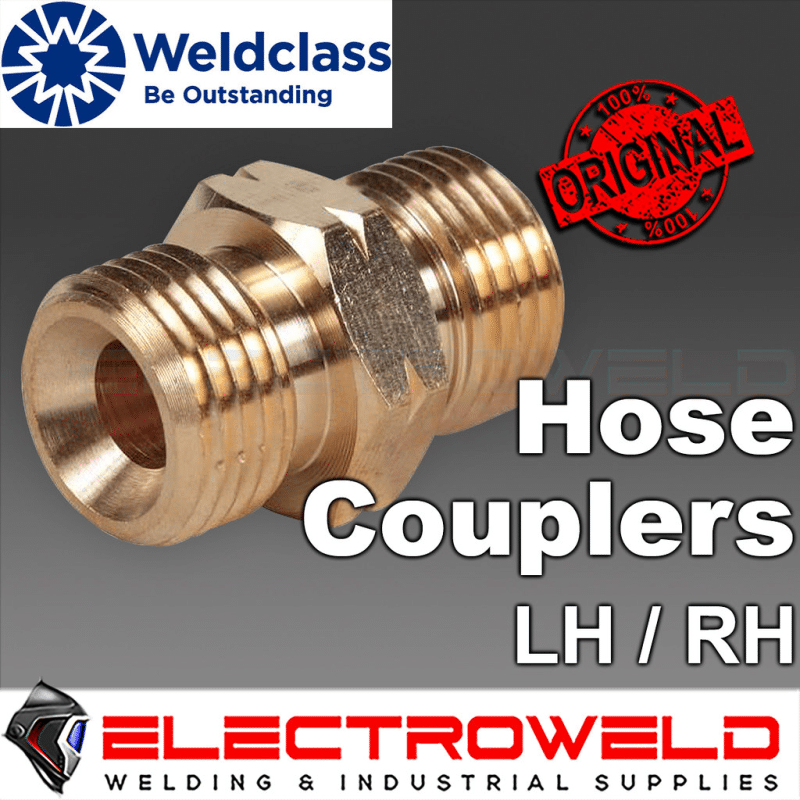 Weldclass Lh Hose Coupler For Acetylene LPG Gas Joiner Male 5 8