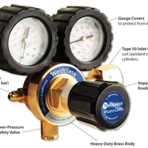 Weldclass Nitrogen Regulator Pressure Gauge 5000kpa Welding Gas Hvac Wc 03401 2