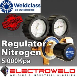 Weldclass Nitrogen Regulator Pressure Gauge 5000kpa Welding Gas Hvac Wc 03401