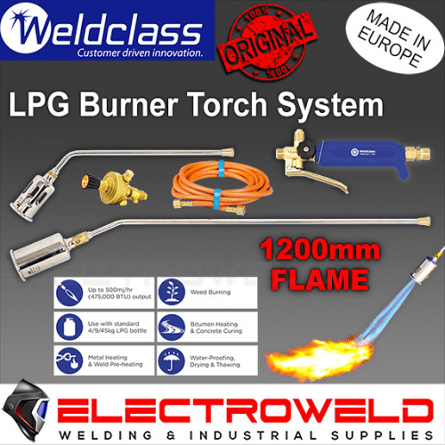 Weldclass Platinum Lt40 Lpg Burner Combo Kit 2 X Blow Torch Regulator Wc 02991