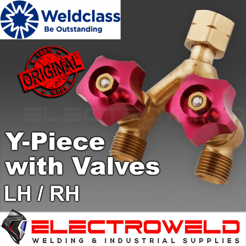 Weldclass Y Piece Hose Fitting Valve Welding Acetylene LPG Gas Left Hand Lh 5 8