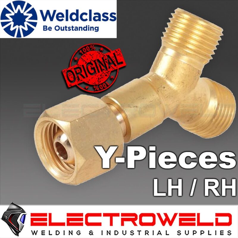Weldclass Y piece Hose Fitting For Welding Acetylene LPG Gas Left Hand Lh 5 8