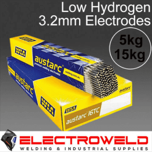 3.2mm WIA Austarc 16TC Low Hydrogen Welding Arc Electrodes 5kg