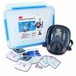 3M Asbestos Full Face Respirator Kit 2x 6035 Filters P2 P3 Gas Fumes Paint 6000 6835 1