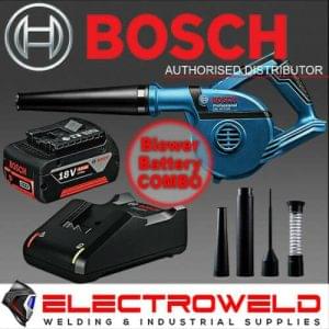 BOSCH Cordless 18V Leaf Blower 4.0AH Battery Charger GBL 18V 120 8