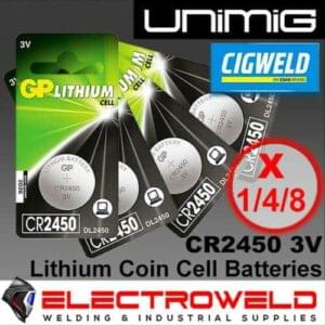 GP-CR2450-Battery-3v-Lithium-Li-ion-Coin-Cell-For-Unimig-Welding-Helmet-RWX6000-RWX8000