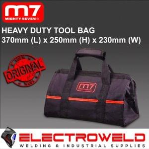 M7-SMALL-TOOL-BAG-15inches-WORK-TRADE-PLUMBER-ELECTRICIAN-BLACK-TRADE-CASE-M7Z-ZC111