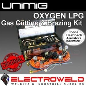 Unimig Uni flame Oxygen Lpg Gas Cutting And Brazing Welding Kit Propane Kkoxy2